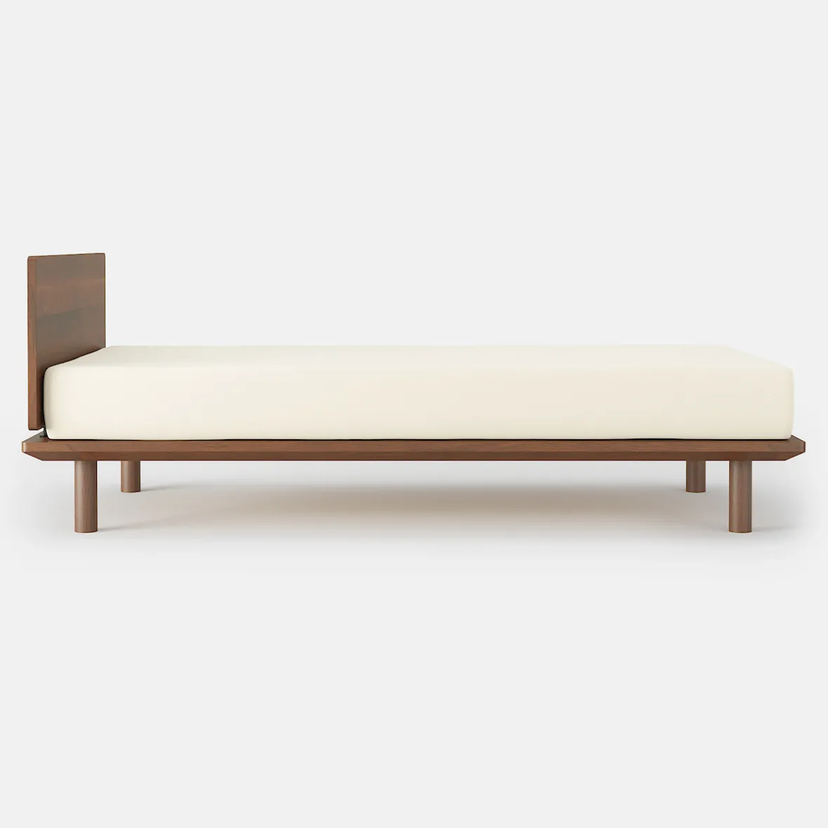 Hot Muji Cabecero Individual para cama de nogal