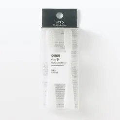 Sale Muji Cabezales de cepillo de dientes de repuesto ‐ Cerda mediana, paquete de 2