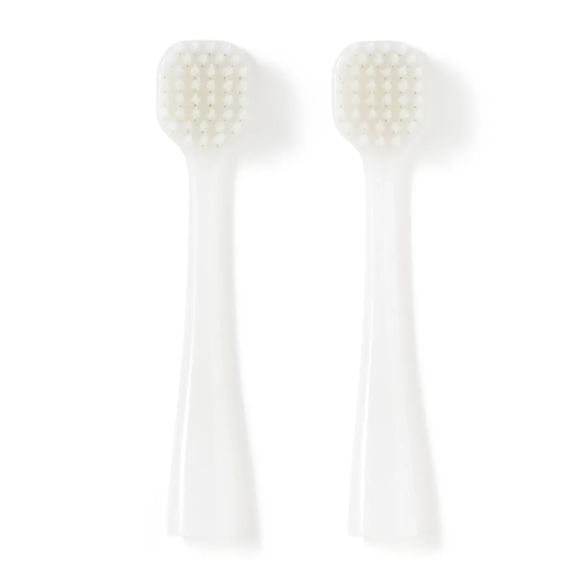 Clearance Muji Cabezales de cepillo de dientes de repuesto ‐ Cerda ancha y suave, paquete de 2