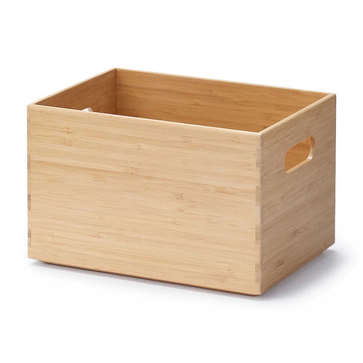 Hot Muji Caja apilable de bambú, 26 x 18.5 x 16.5 cm