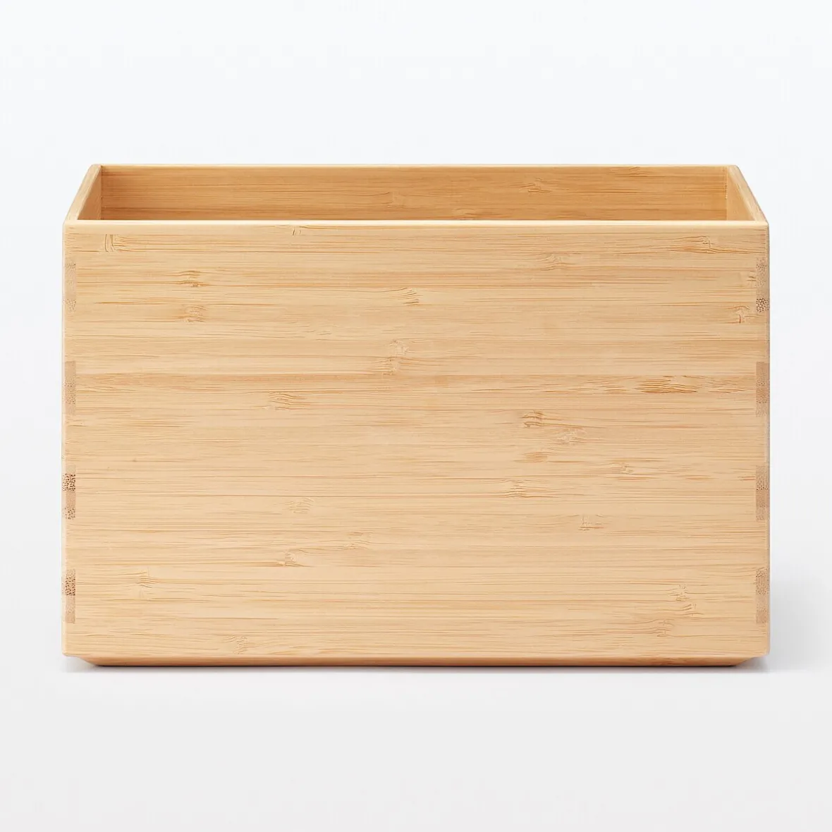 Hot Muji Caja apilable de bambú, 26 x 18.5 x 16.5 cm