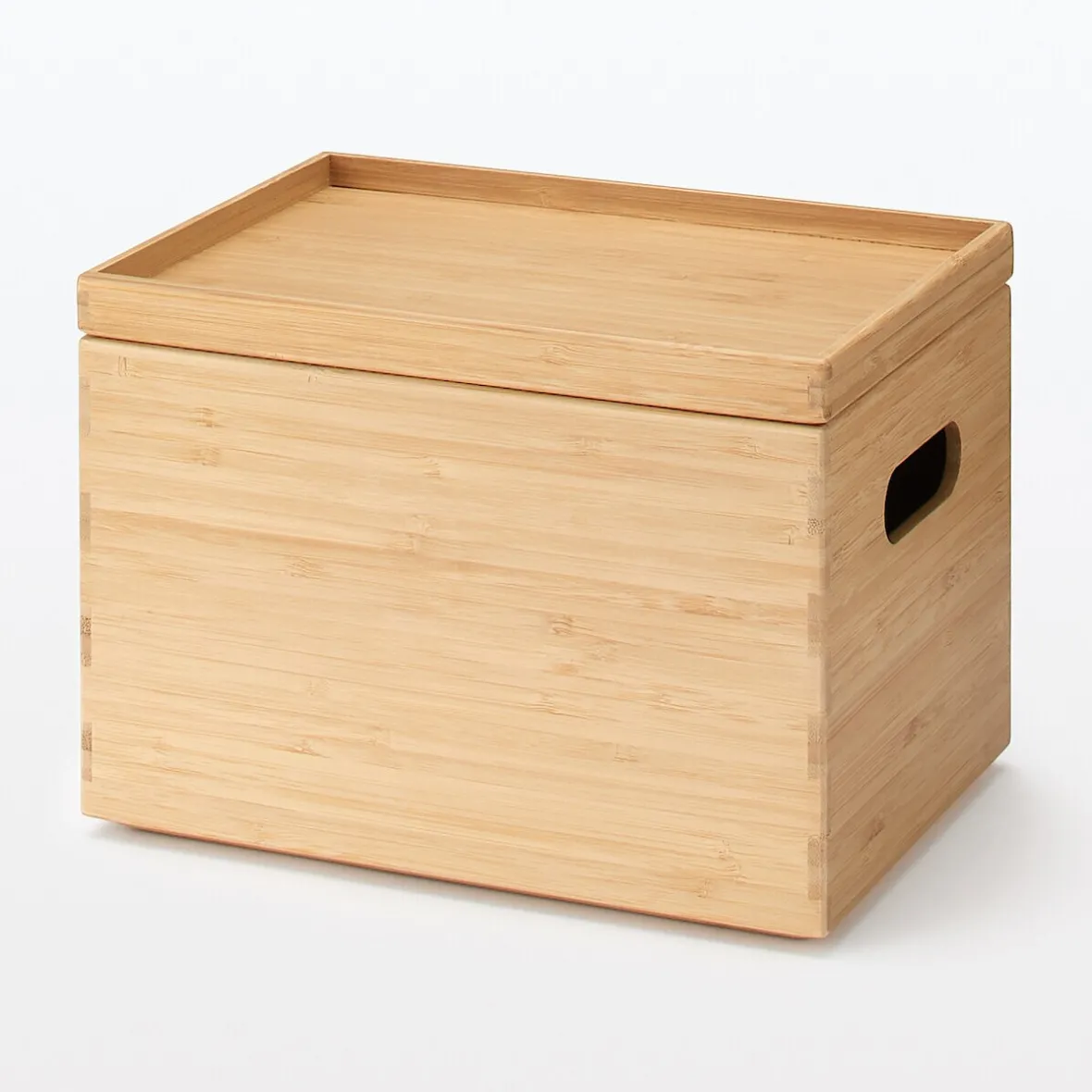 Hot Muji Caja apilable de bambú, 26 x 18.5 x 16.5 cm