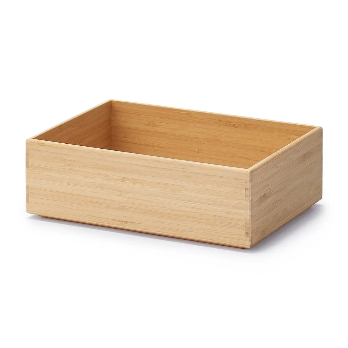 Hot Muji Caja apilable de bambú, 26 x 18.5 x 8.5 cm