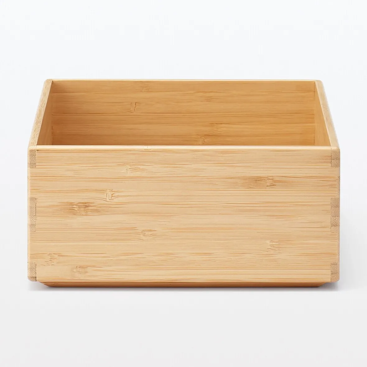 Hot Muji Caja apilable de bambú, 26 x 18.5 x 8.5 cm