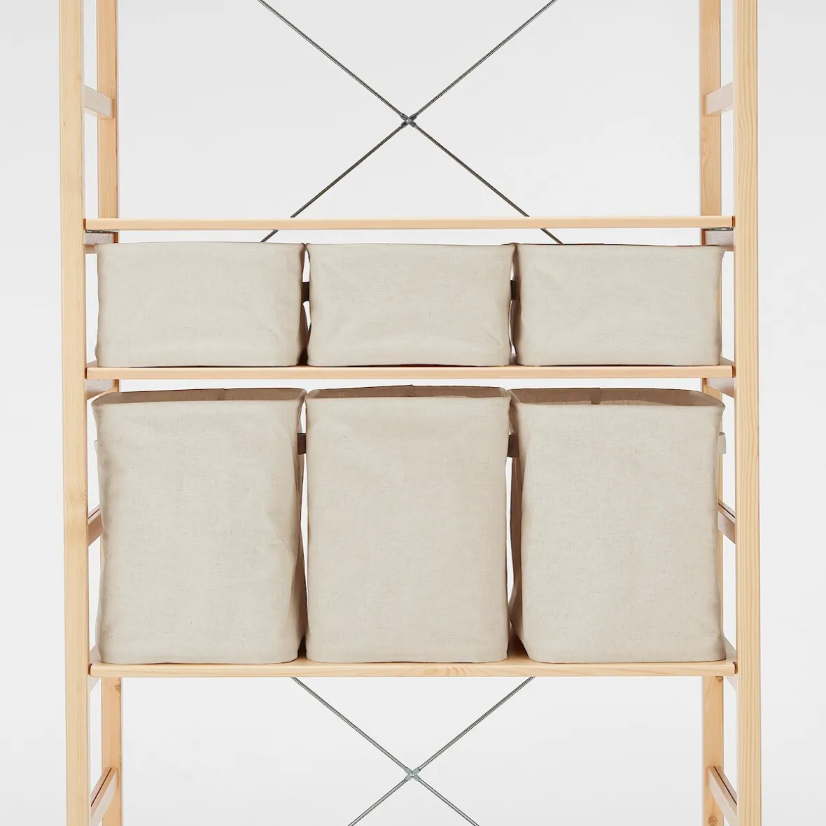 Hot Muji Caja de almacenamiento blanda Rectangular, 37x26x34cm
