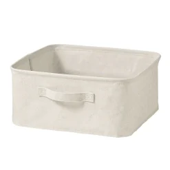 Hot Muji Caja de almacenamiento blanda cuadrada, 35x35x16cm