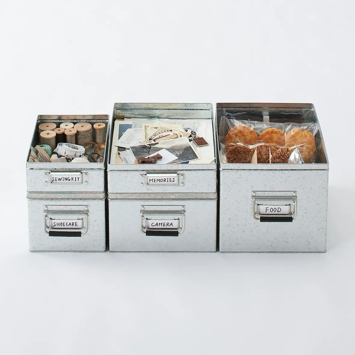 Clearance Muji Caja de hojalata L