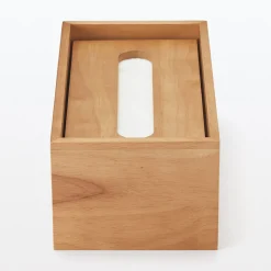 Online Muji Caja de pañuelos de madera 24.5 x 12 x 9 cm