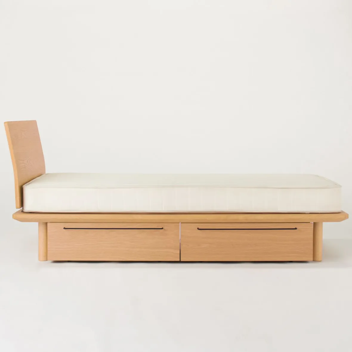 Muji Caja de roble para debajo de la cama con plataforma L