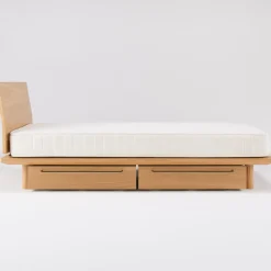 Outlet Muji Caja de roble para debajo de la cama con plataforma L 19 cm