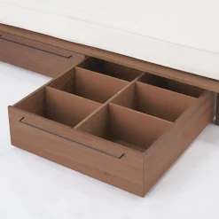 Sale Muji Cajón para cama con plataforma de nogal L 25 cm