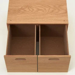 Sale Muji Cajonera apilable de dos cajones (Roble)