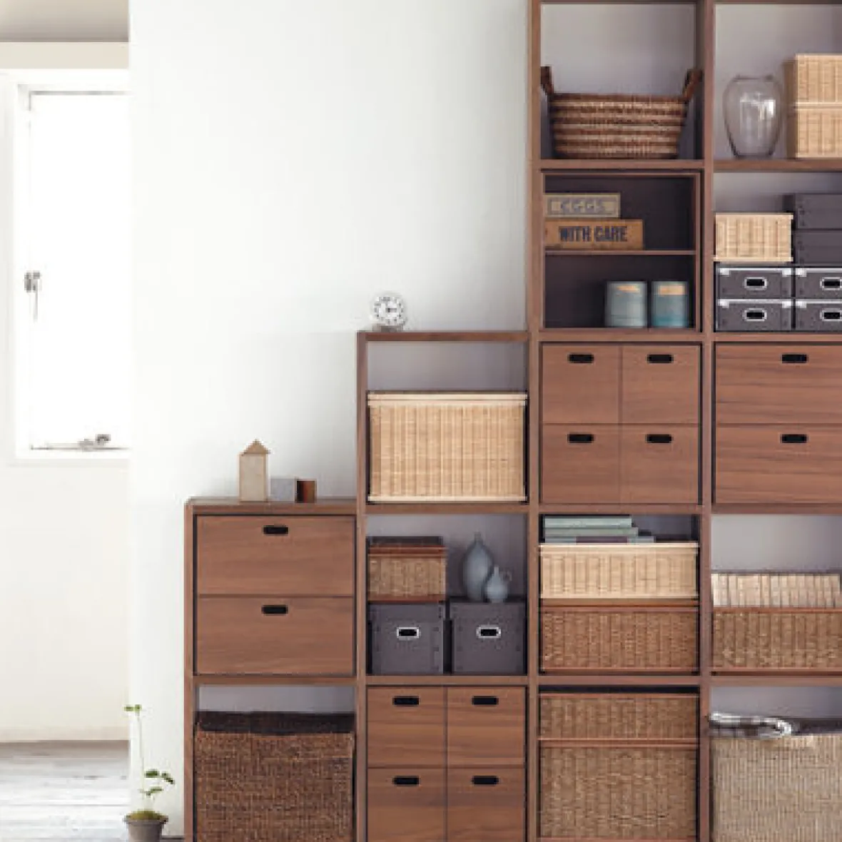 Clearance Muji Cajones de Nogal 1x2