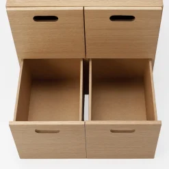 Outlet Muji Cajones de roble 2x2