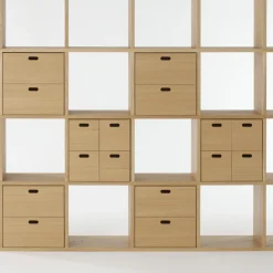 Outlet Muji Cajones de roble 2x2
