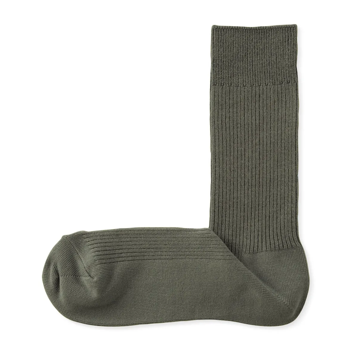 Muji Calcetines acanalados en ángulo recto para hombre