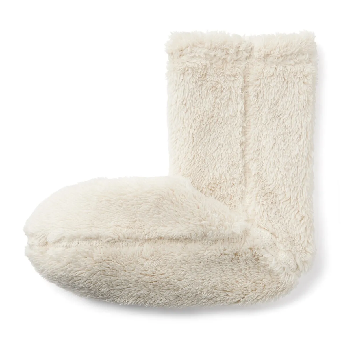 Muji Calcetines acogedores de forro polar de poliéster reciclado para mujer
