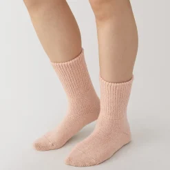 Best Muji Calcetines acogedores de mezcla de lana para mujer