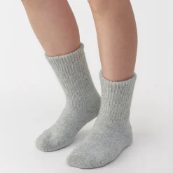 Best Muji Calcetines acogedores de mezcla de lana para mujer