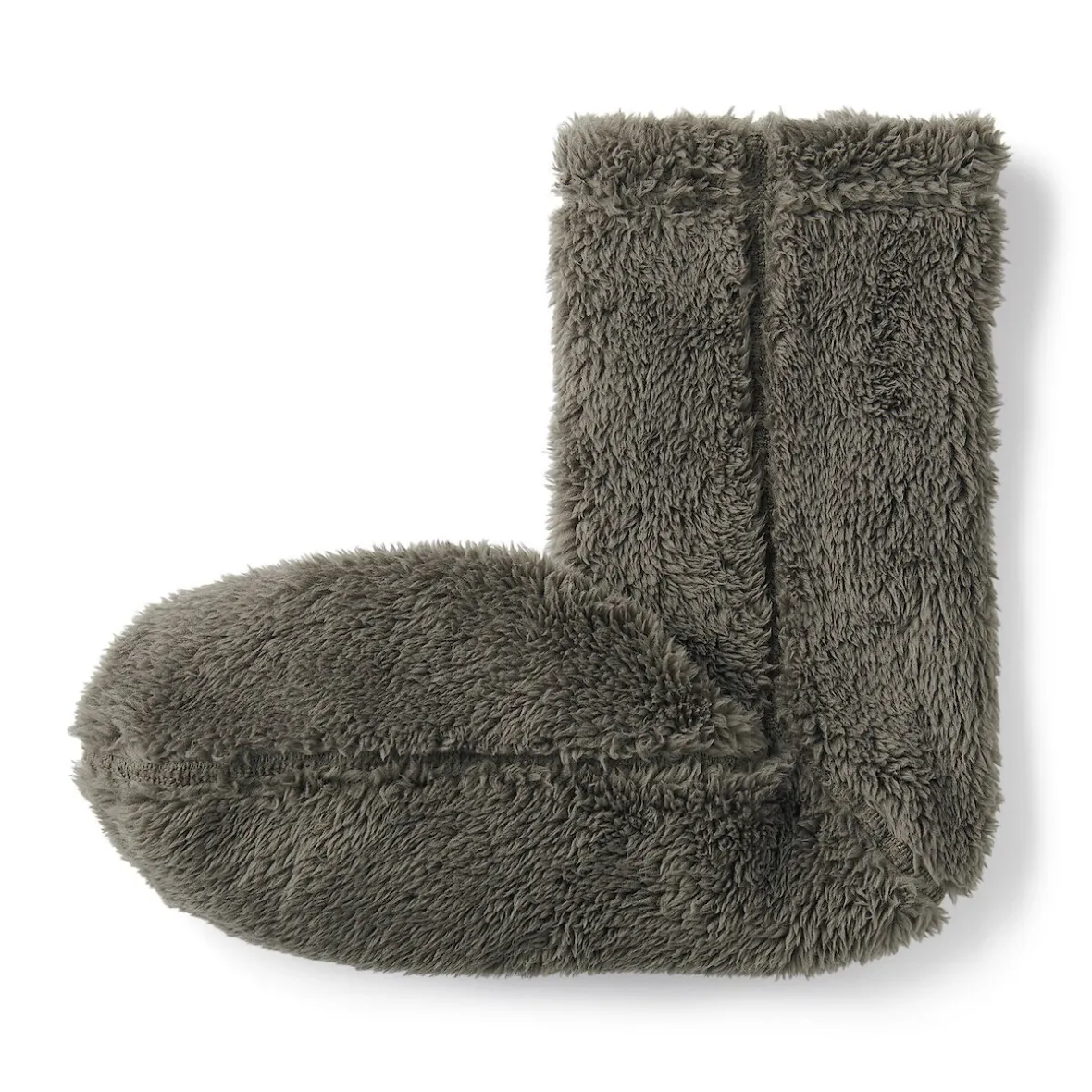 Clearance Muji Calcetines acogedores de forro polar de poliéster reciclado para hombre