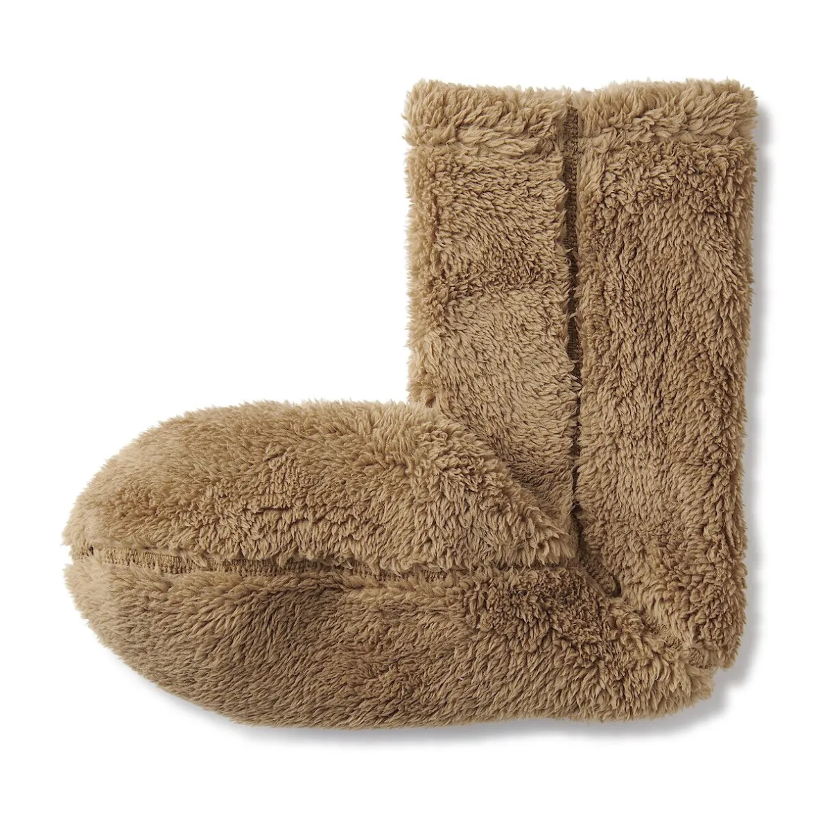 Clearance Muji Calcetines acogedores de forro polar de poliéster reciclado para hombre