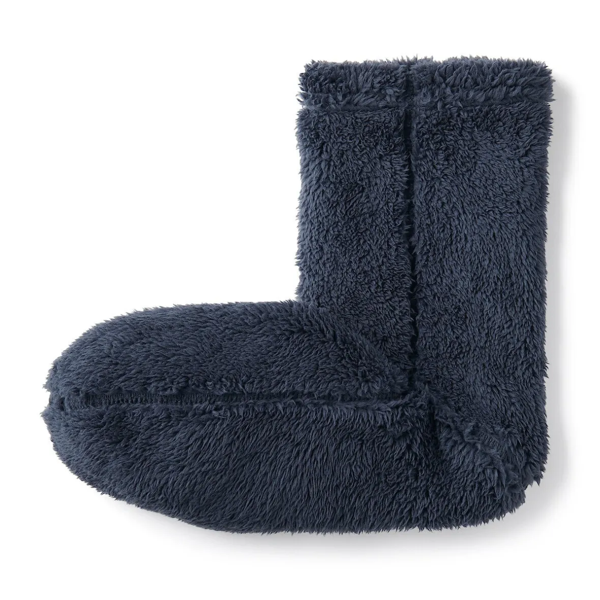 Clearance Muji Calcetines acogedores de forro polar de poliéster reciclado para hombre