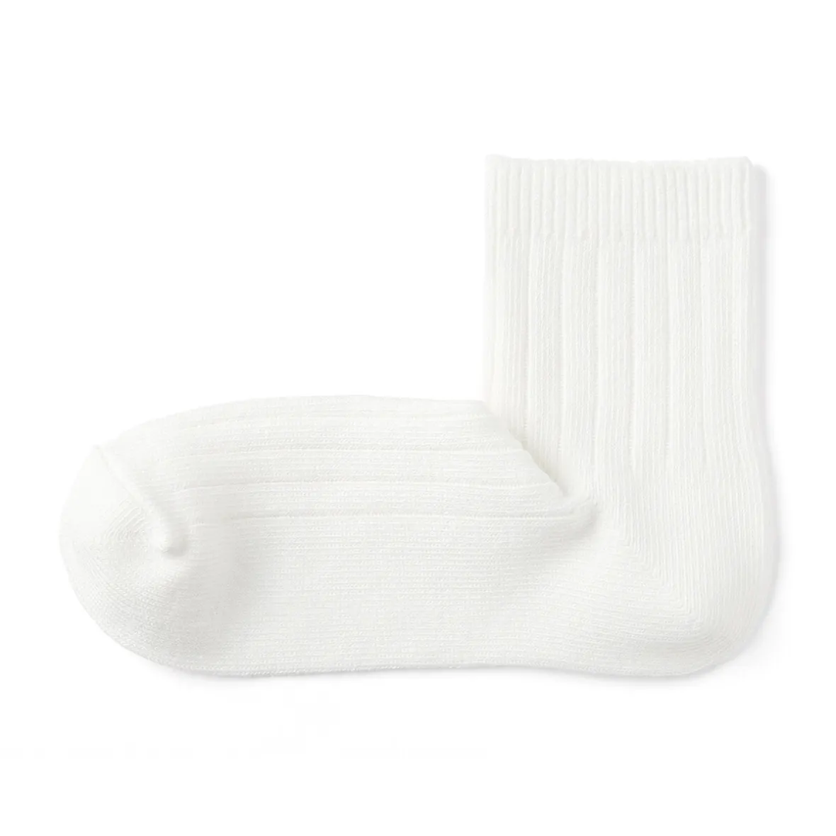 Hot Muji Calcetines cortos con ribete elástico de ángulo recto para mujer
