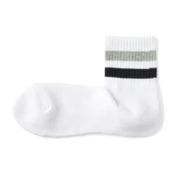 Muji Calcetines cortos forrados de felpa con ángulo recto para hombre