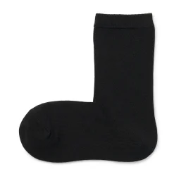 Hot Muji Calcetines de 3 capas con puño holgado y talón en ángulo recto para mujer