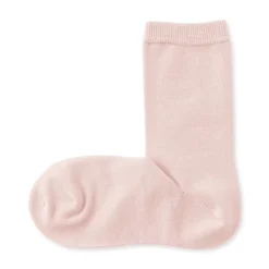 Hot Muji Calcetines de 3 capas con puño holgado y talón en ángulo recto para mujer