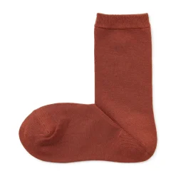 Hot Muji Calcetines de 3 capas con puño holgado y talón en ángulo recto para mujer