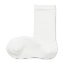 Hot Muji Calcetines de 3 capas con puño holgado y talón en ángulo recto para mujer