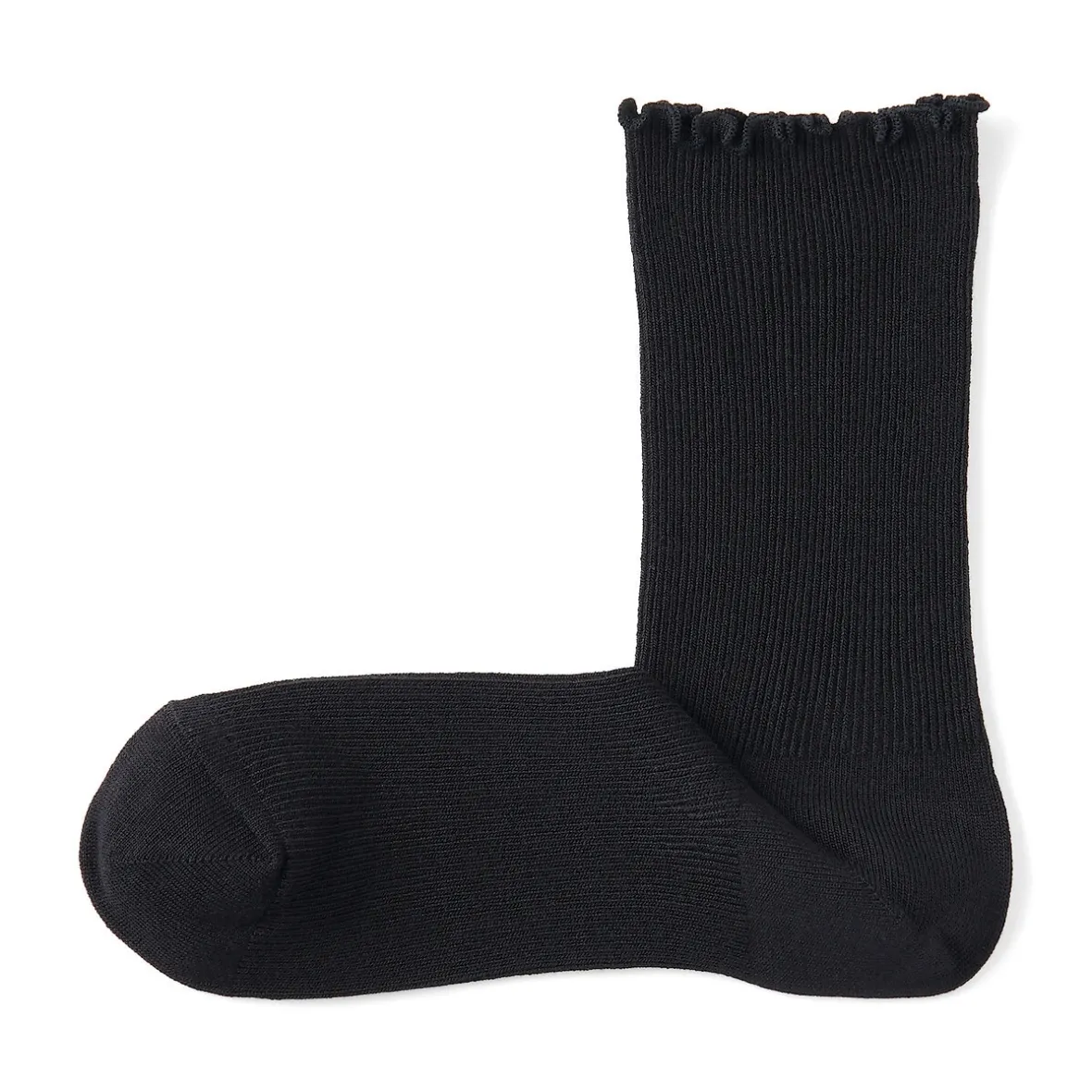 New Muji Calcetines de modal mezclado con ángulo recto y puño cómodo para mujer