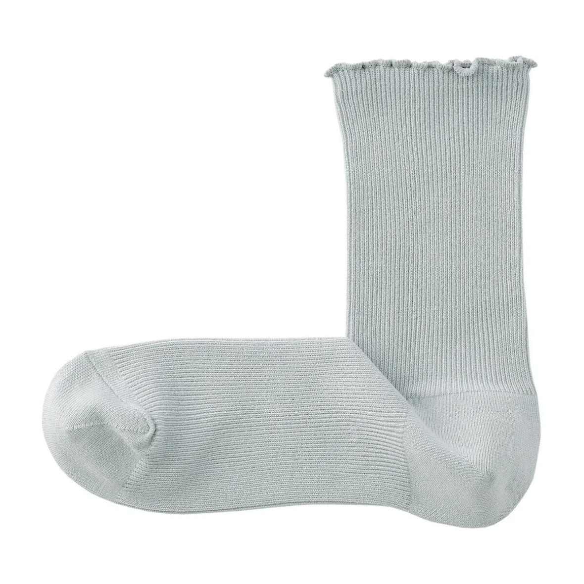 New Muji Calcetines de modal mezclado con ángulo recto y puño cómodo para mujer