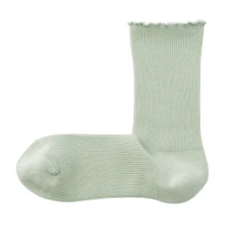 New Muji Calcetines de modal mezclado con ángulo recto y puño cómodo para mujer
