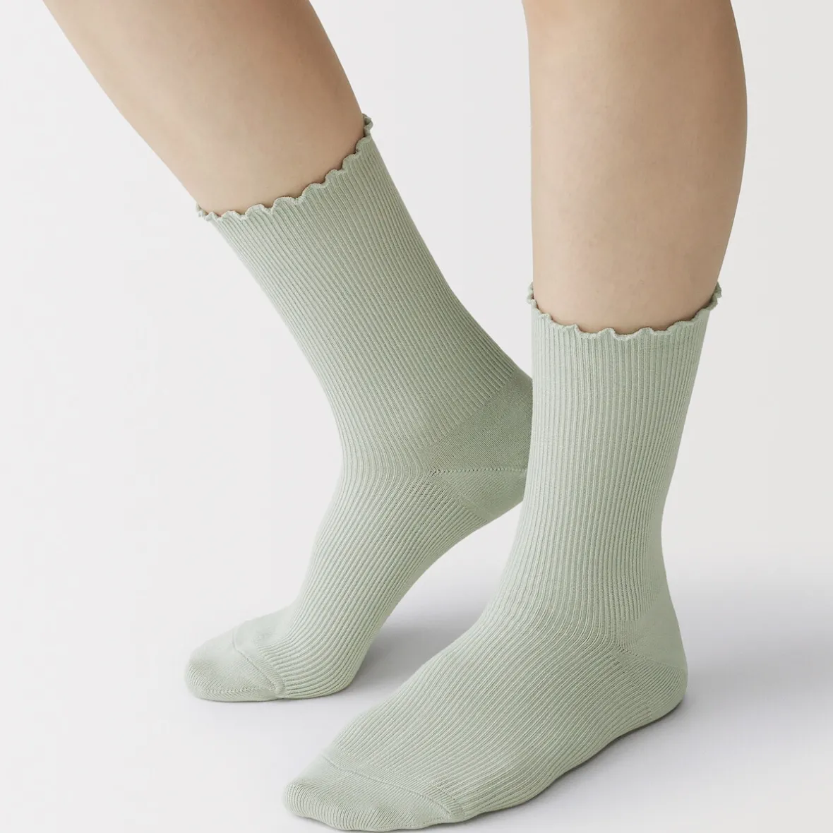 New Muji Calcetines de modal mezclado con ángulo recto y puño cómodo para mujer