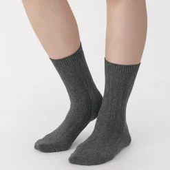 New Muji Calcetines de punto en ángulo recto