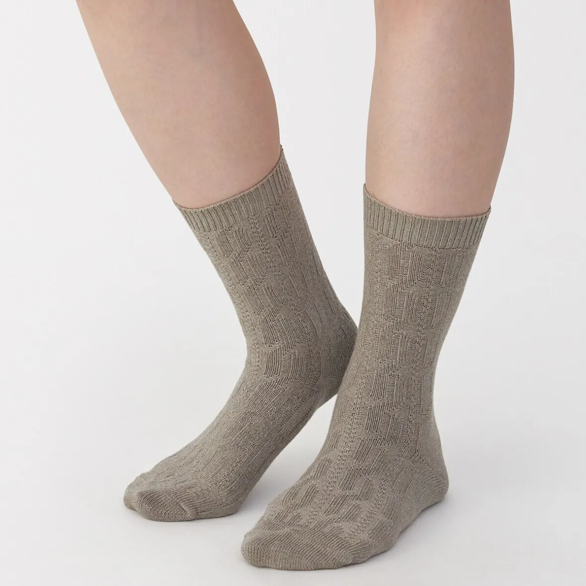 New Muji Calcetines de punto en ángulo recto