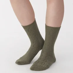 New Muji Calcetines de punto en ángulo recto