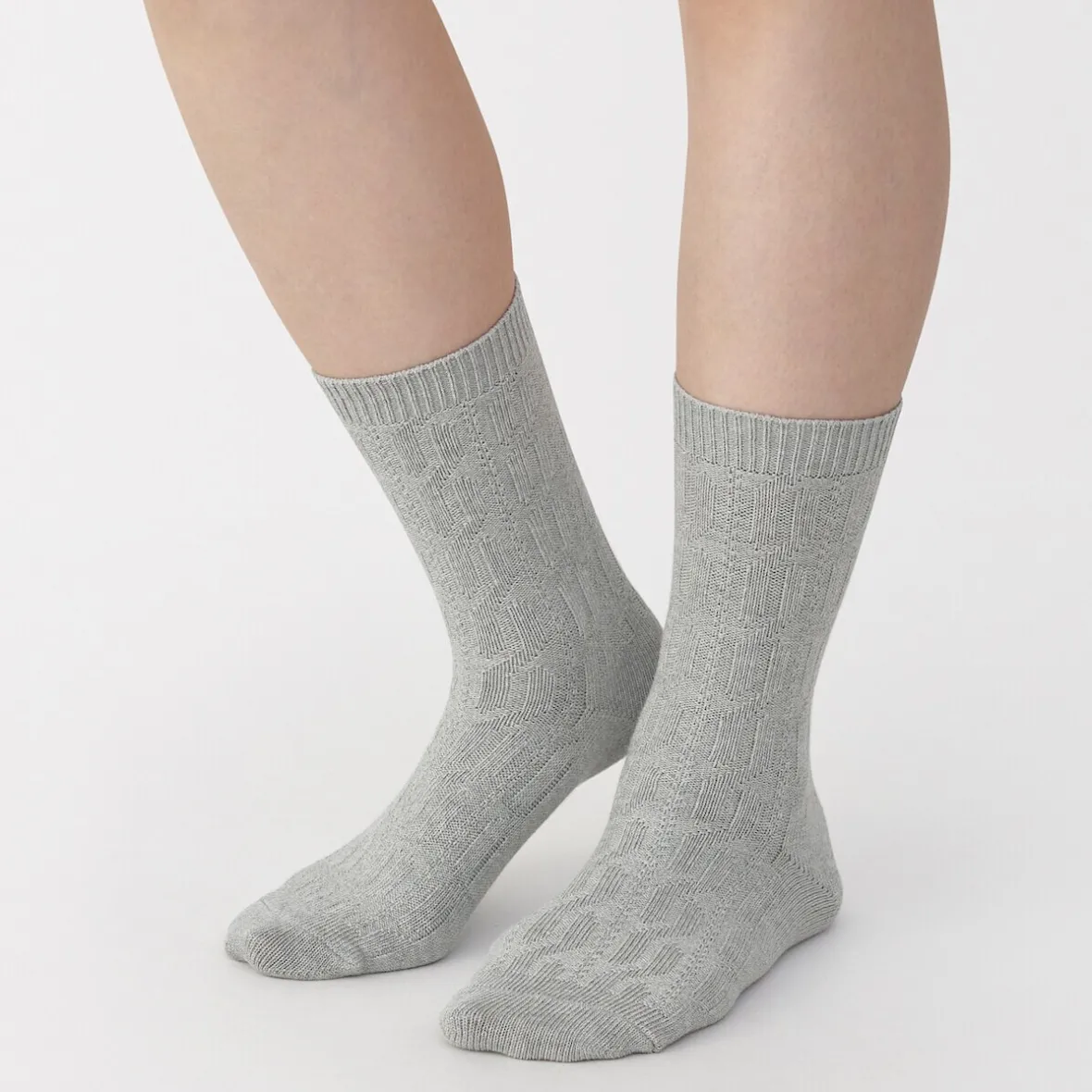 New Muji Calcetines de punto en ángulo recto