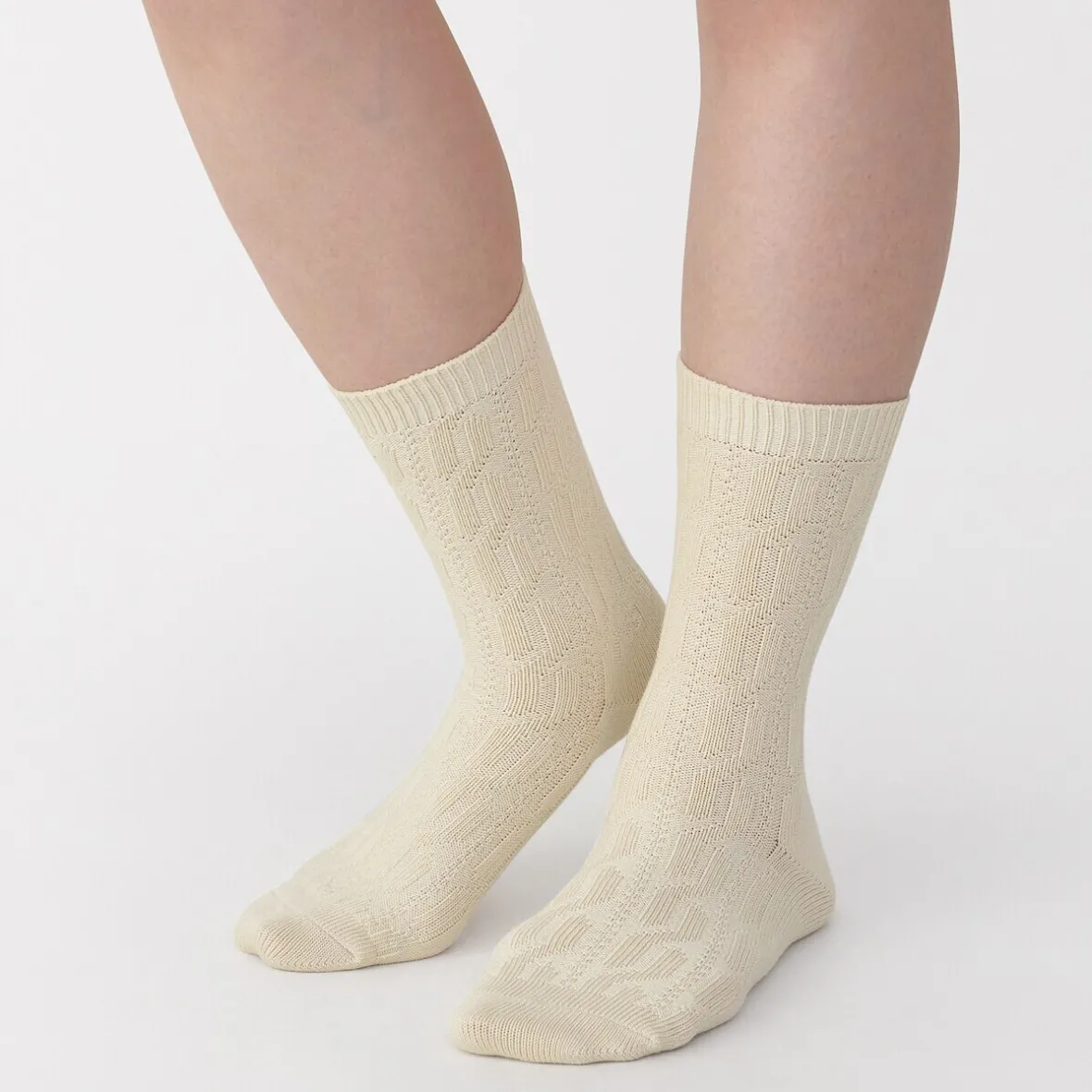 New Muji Calcetines de punto en ángulo recto