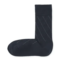 Muji Calcetines elegantes Argyle de algodón para hombre