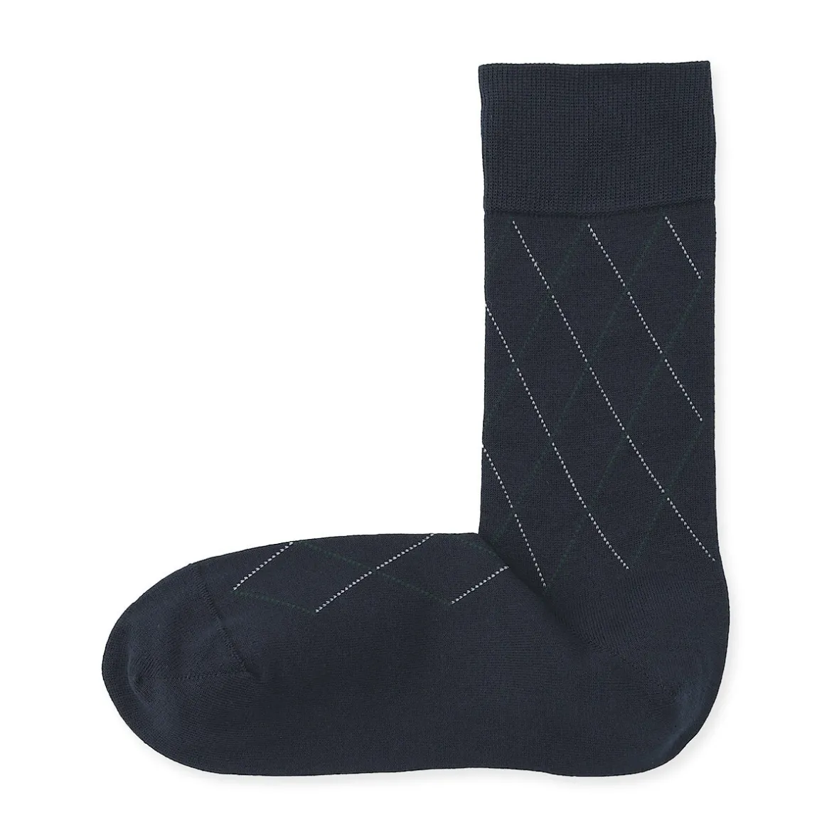 Muji Calcetines elegantes Argyle de algodón para hombre
