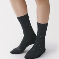 Muji Calcetines elegantes de puntos para hombre