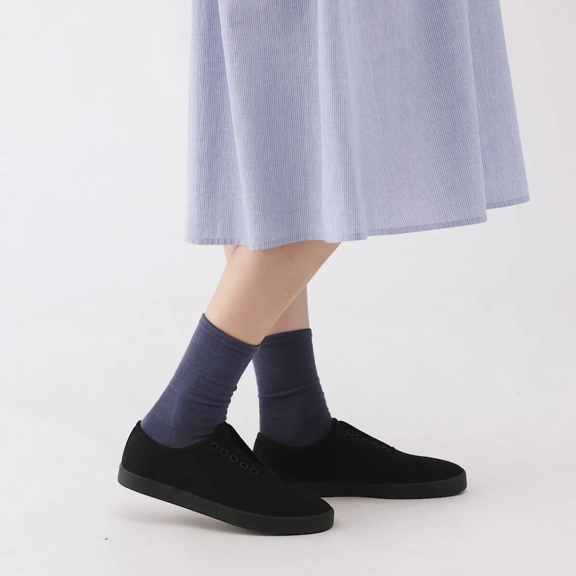 Clearance Muji Calcetines elásticos suaves de ángulo recto