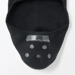 Hot Muji Calcetines finos invisibles con agarre en el talón para hombre