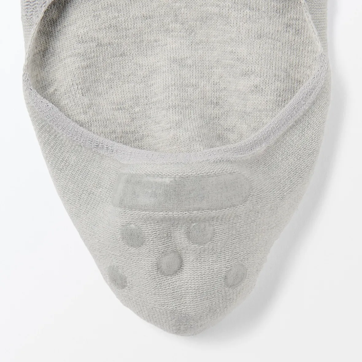 Muji Calcetines finos invisibles con agarre en el talón para mujer