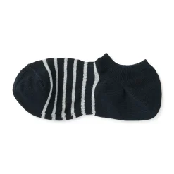 Sale Muji Calcetines invisibles para deportivas en ángulo recto para hombre ‐ Rayas
