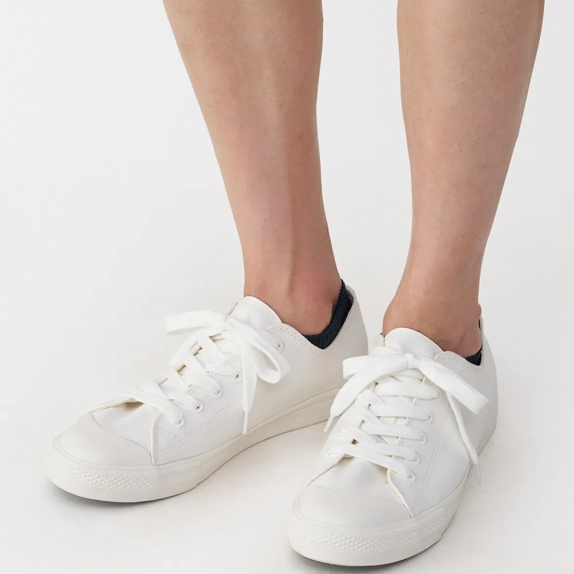 Sale Muji Calcetines invisibles para deportivas en ángulo recto para hombre ‐ Rayas