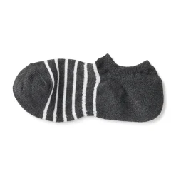 Sale Muji Calcetines invisibles para deportivas en ángulo recto para hombre ‐ Rayas